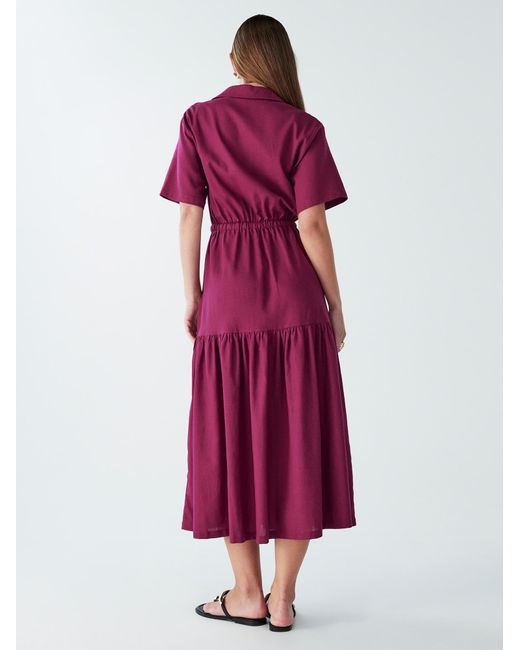 Willa Red Blusenkleid Effie