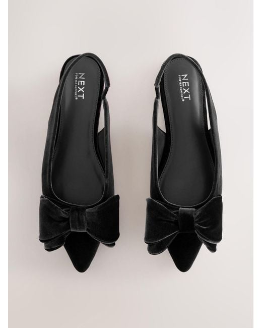 Next Black Slingpumps