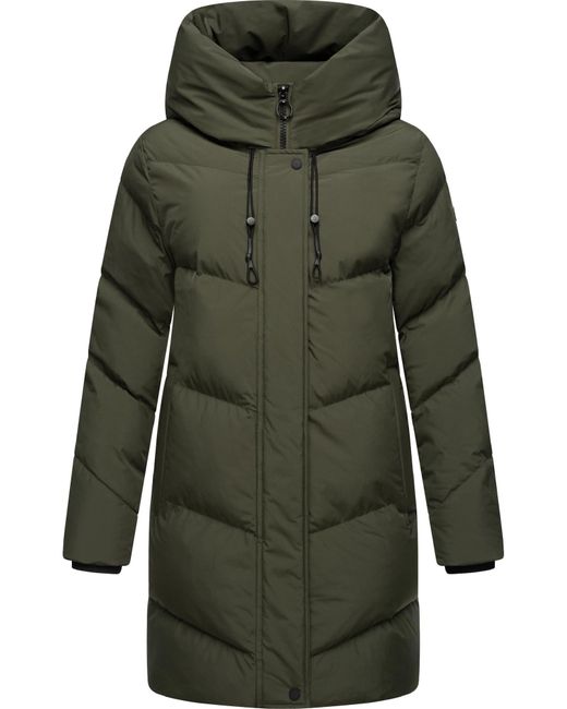 Ragwear Green Wintermantel 'Avelin'