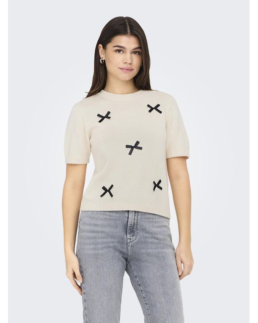 Jdy Natural Pullover Bow