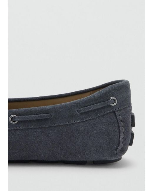 Mango Mokassin Driver in Blue für Herren