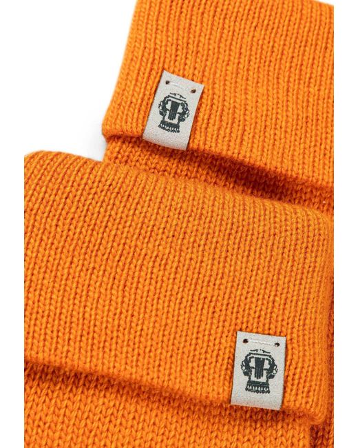 Roeckl Orange Strickhandschuhe Essentials