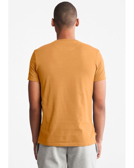 Timberland T-shirt in Orange für Herren