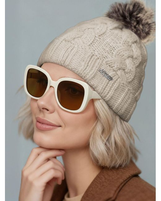 Neverless Brown Mütze Katy