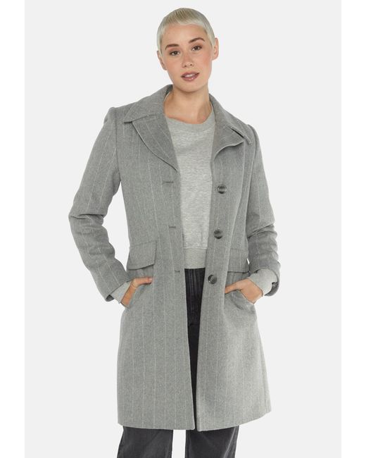 Fuchs & Schmitt Gray Wollmantel