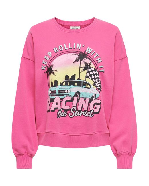 ONLY Pink Sweatshirt 'lucinda'