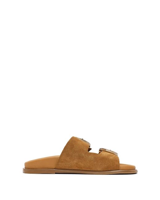 Derimod Brown Pantolette