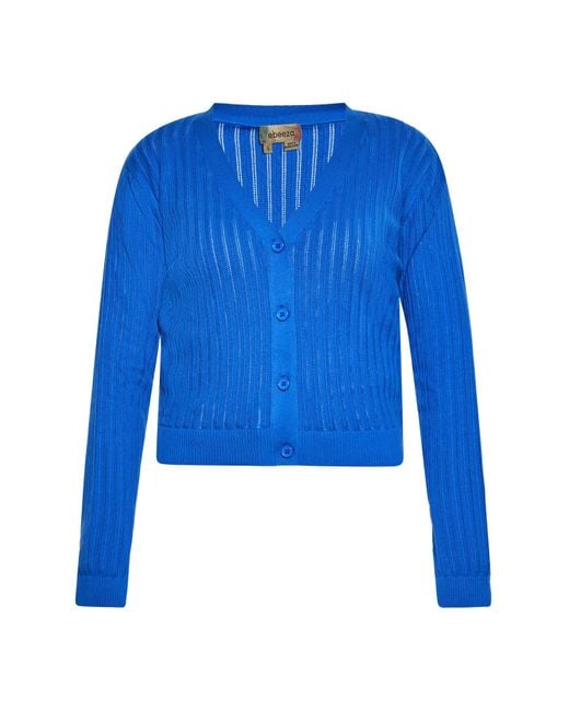 Ebeeza Blue Strickjacke