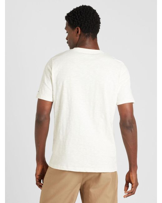 Fynch-Hatton T-shirt 'slub' in White für Herren