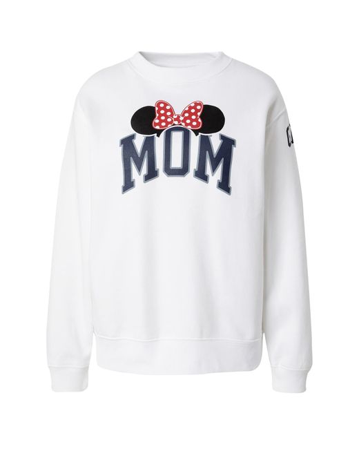 Gap White Sweatshirt 'minnie mom'