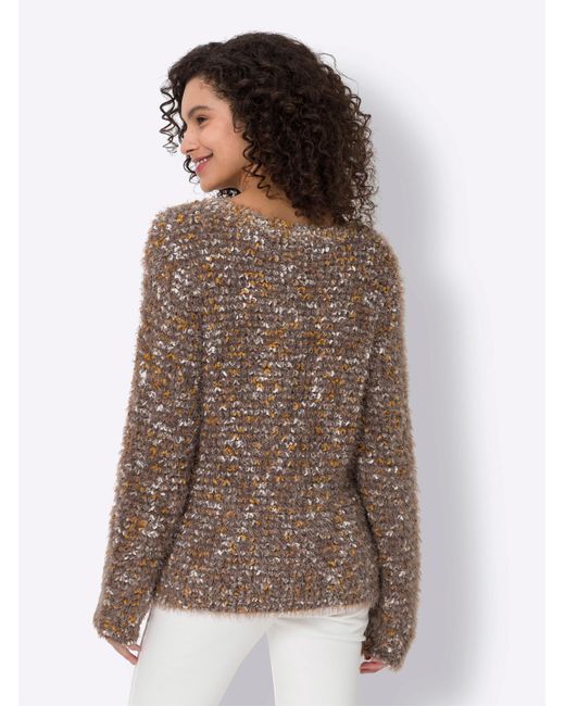 heine Brown Pullover