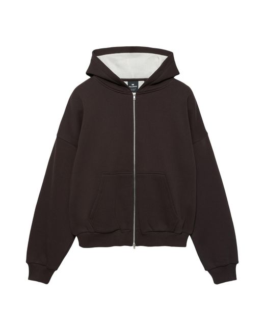 Pull&Bear Sweatjacke in Black für Herren