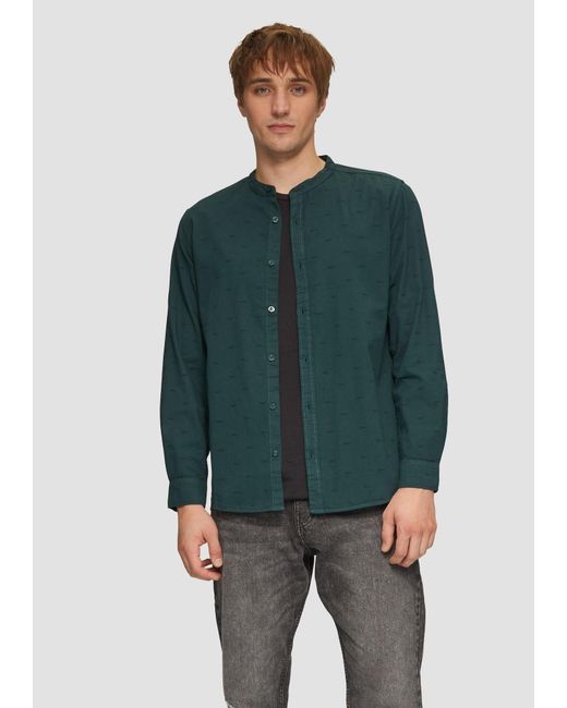 QS Hemd in Green für Herren