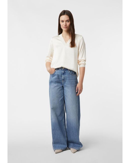Comma, White Bluse