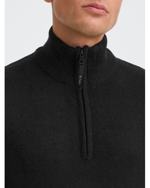 Solid Troyer Sdbatik in Black für Herren
