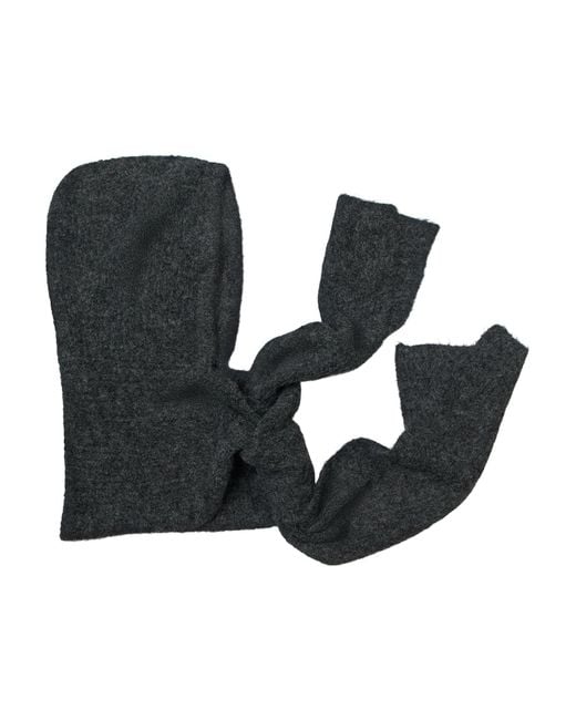 Object Black Balaclava Mit Schal