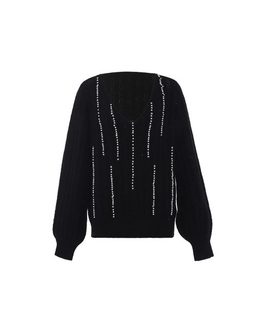 faina Black Pullover