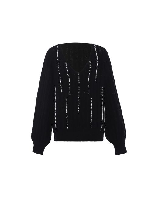 faina Black Pullover