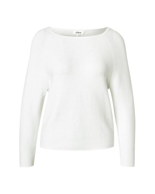 S.oliver White Pullover
