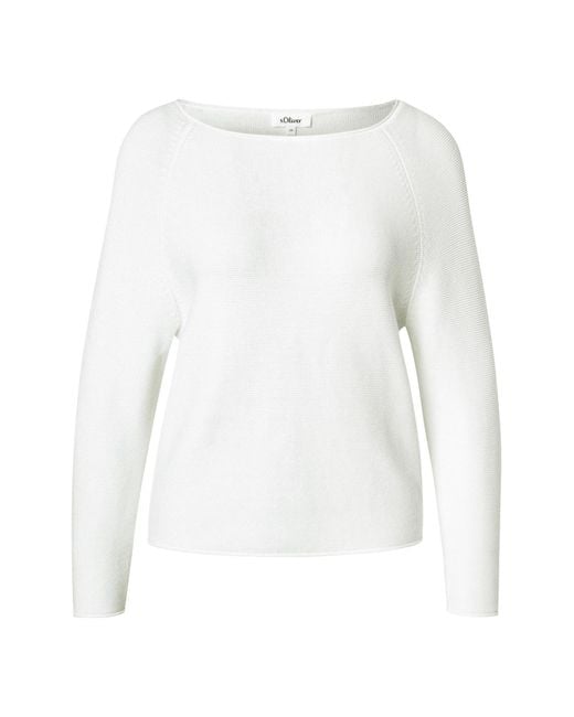 S.oliver White Pullover