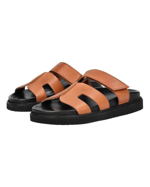 Pavement Brown Pantolette Maru