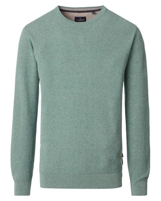 CASA MODA Pullover Basic in Green für Herren