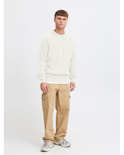 Solid Pullover Gia in White für Herren