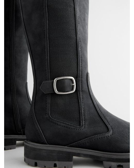 Next Black Stiefel