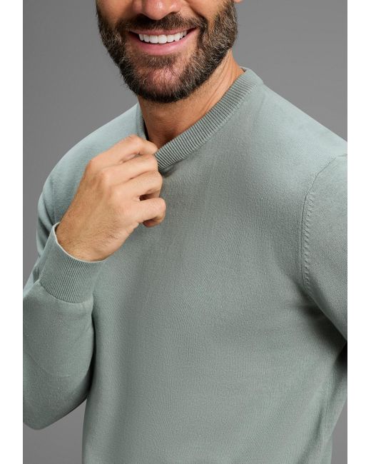 Delmao Pullover in Green für Herren