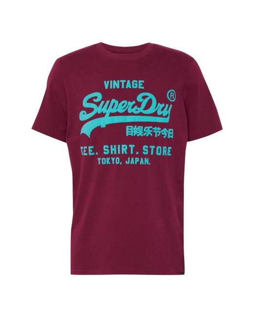Superdry T-shirt in Red für Herren