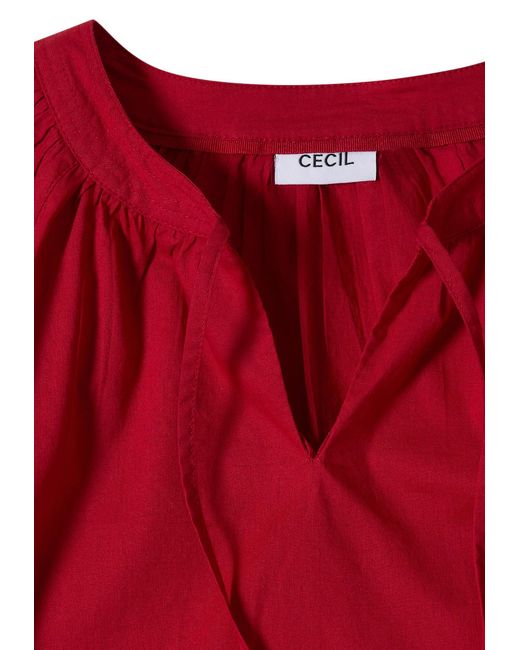 Cecil Red Bluse