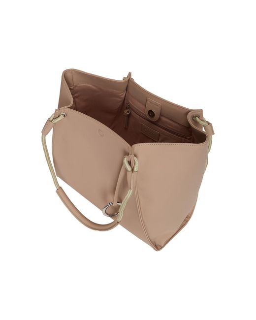 O bag White Shopper Tasche Mit Innentasche, Wasserabweisend Holiday