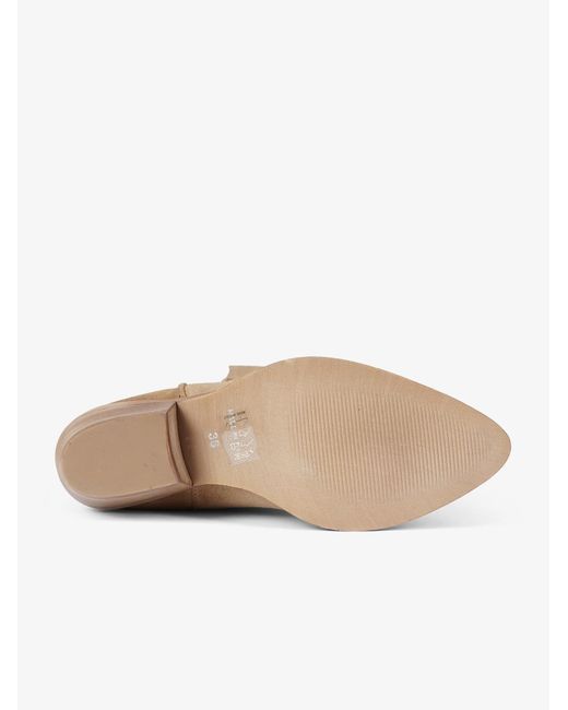 GISÉL MOIRÉ Natural Stiefel