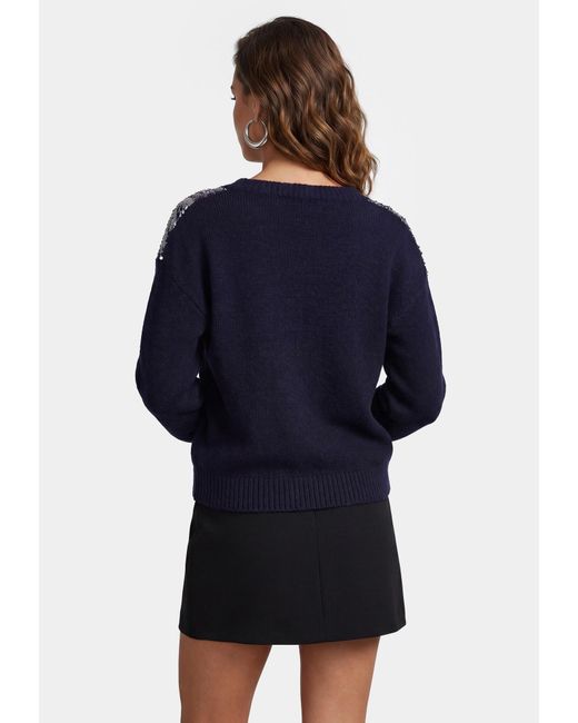 faina Blue Pullover