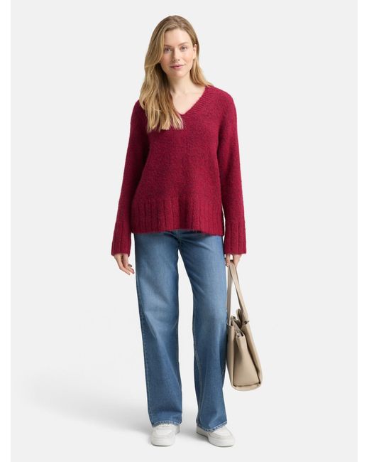 Tom Tailor Red Pullover