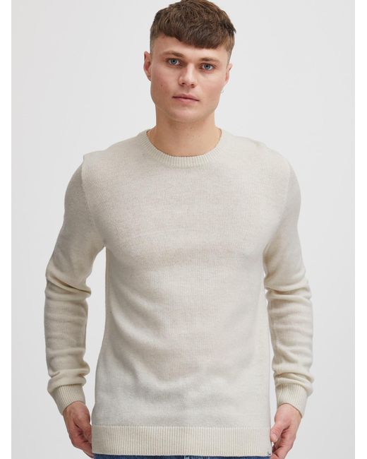 Solid Pullover in White für Herren