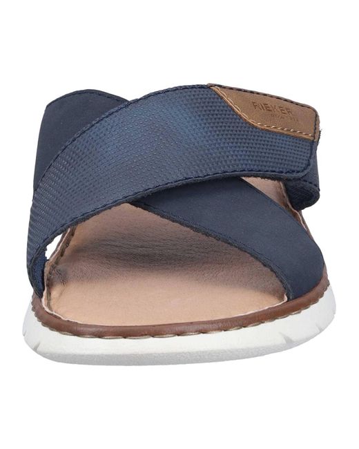 Rieker Pantolette Basic in Blue für Herren