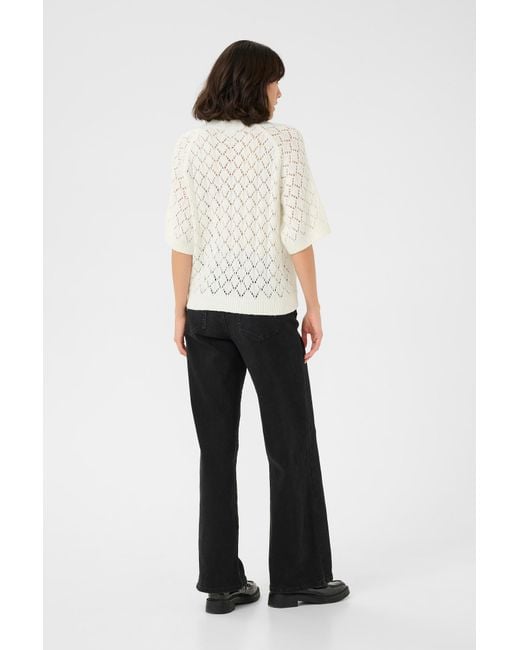 Kaffe White Pullover Kanika