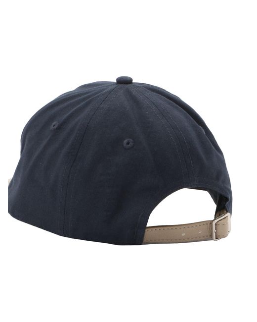 Calvin Klein Cap Mixed Media Colourblock Emblem Logo in Blue für Herren