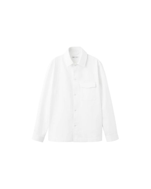 Mango Hemd Onyx in White für Herren