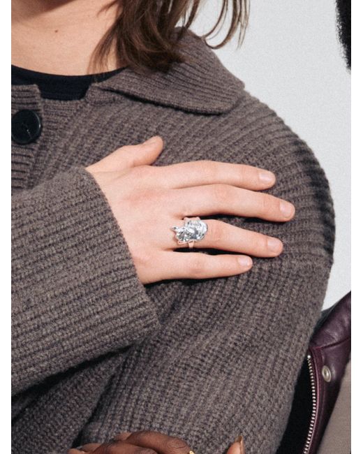 Pilgrim Ring Gia in White für Herren
