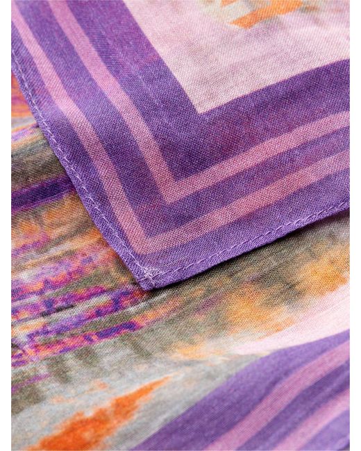 Camel Active Pink Schal Aus Reiner Baumwolle