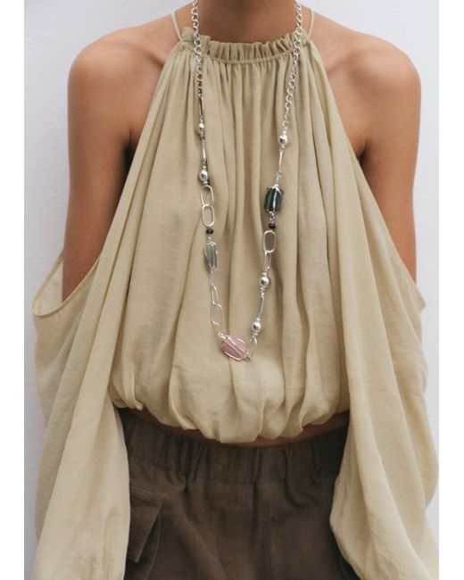 Mango White Kette Maddox