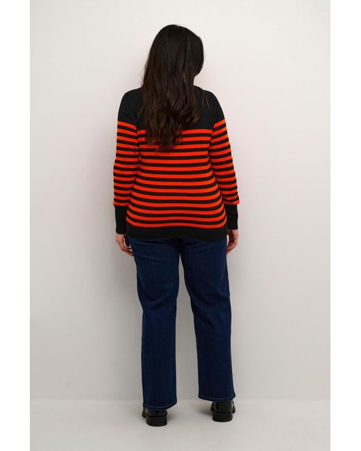 Kaffe Red Pullover Lizzy