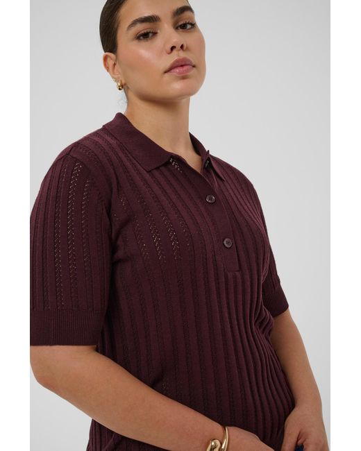 Kaffe Red Pullover Kcbirda