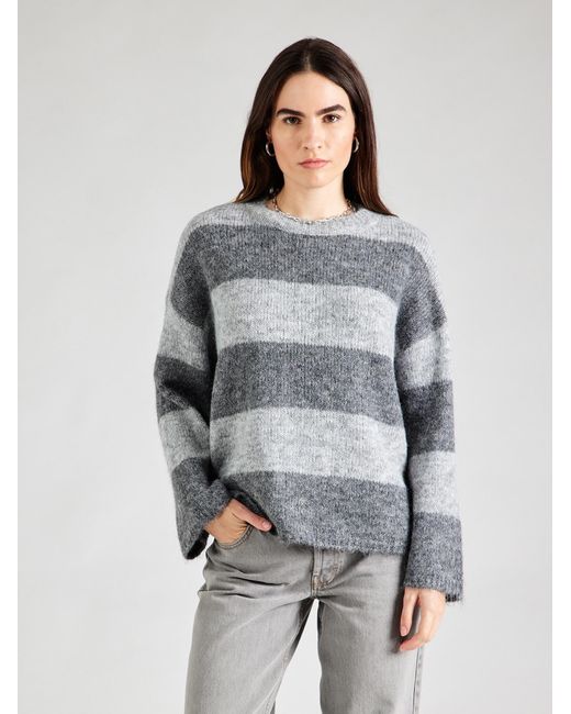 Noisy May Gray Pullover Nmsutton