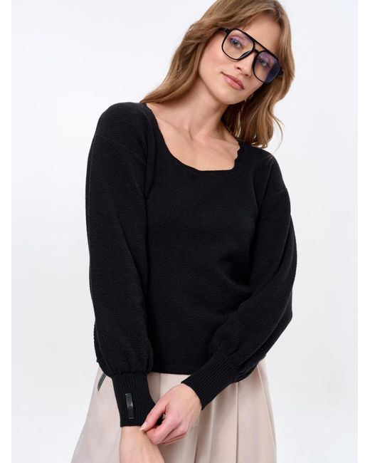 Blue Shadow Black Pullover