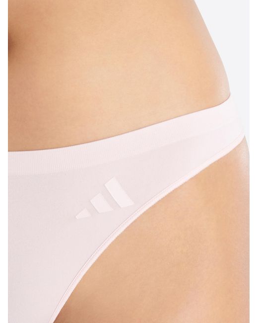 Adidas Black Tanga Sport Active Seamless Thong