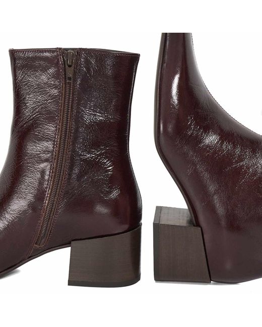 Dune Brown Stiefelette Pami