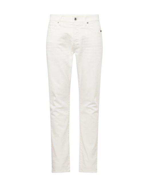 G-Star RAW Jeans '3301' in White für Herren